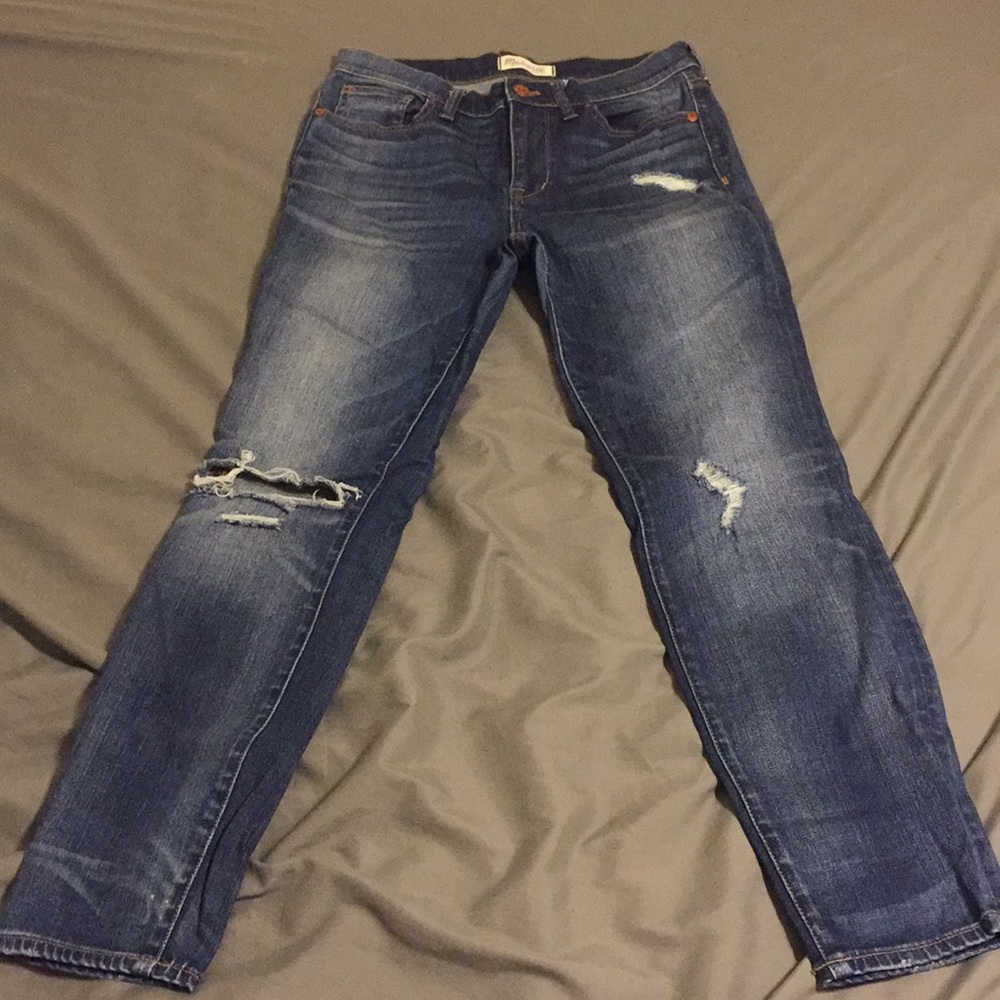 Madewell high riser skinny denim